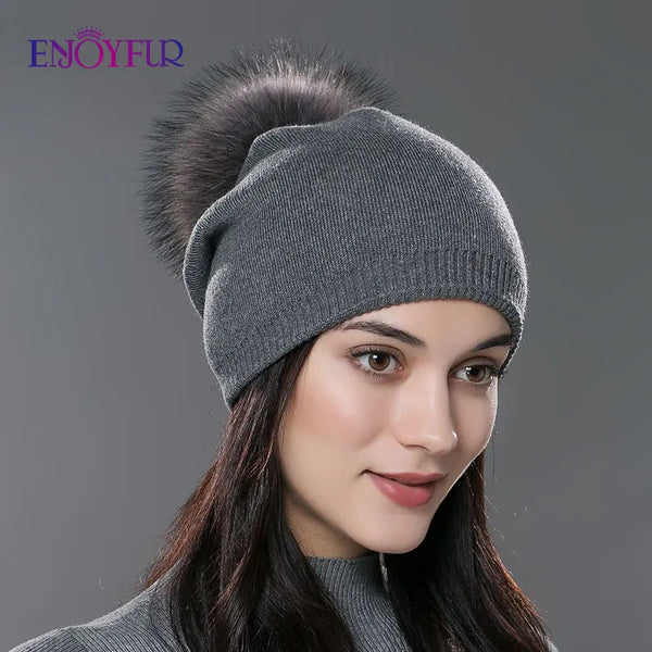 Women Real Fur Hat - Premium  from CUTIEJONZ  - Just $22.31! Shop now at CUTIEJONZ 